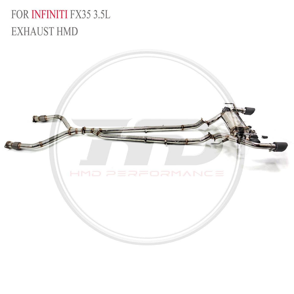 Infiniti FX35 3.5L catback SUS304 Racing Grade Exhaust System - 6