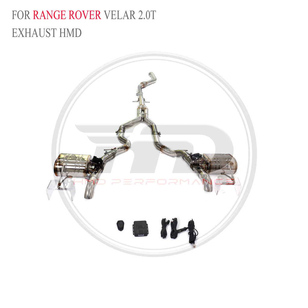 Land Rover Velar 2.0T Valved Catback SUS304 Racing Grade Exhaust System - 2