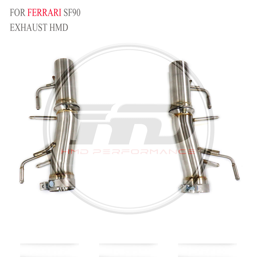 Ferrari SF90 Straight Catback SUS304 Racing Grade Exhaust System - 4