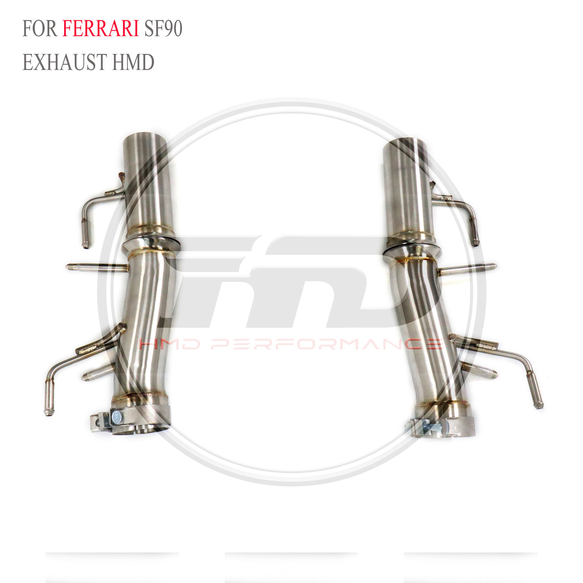 Ferrari SF90 Straight Catback SUS304 Racing Grade Exhaust System - 4