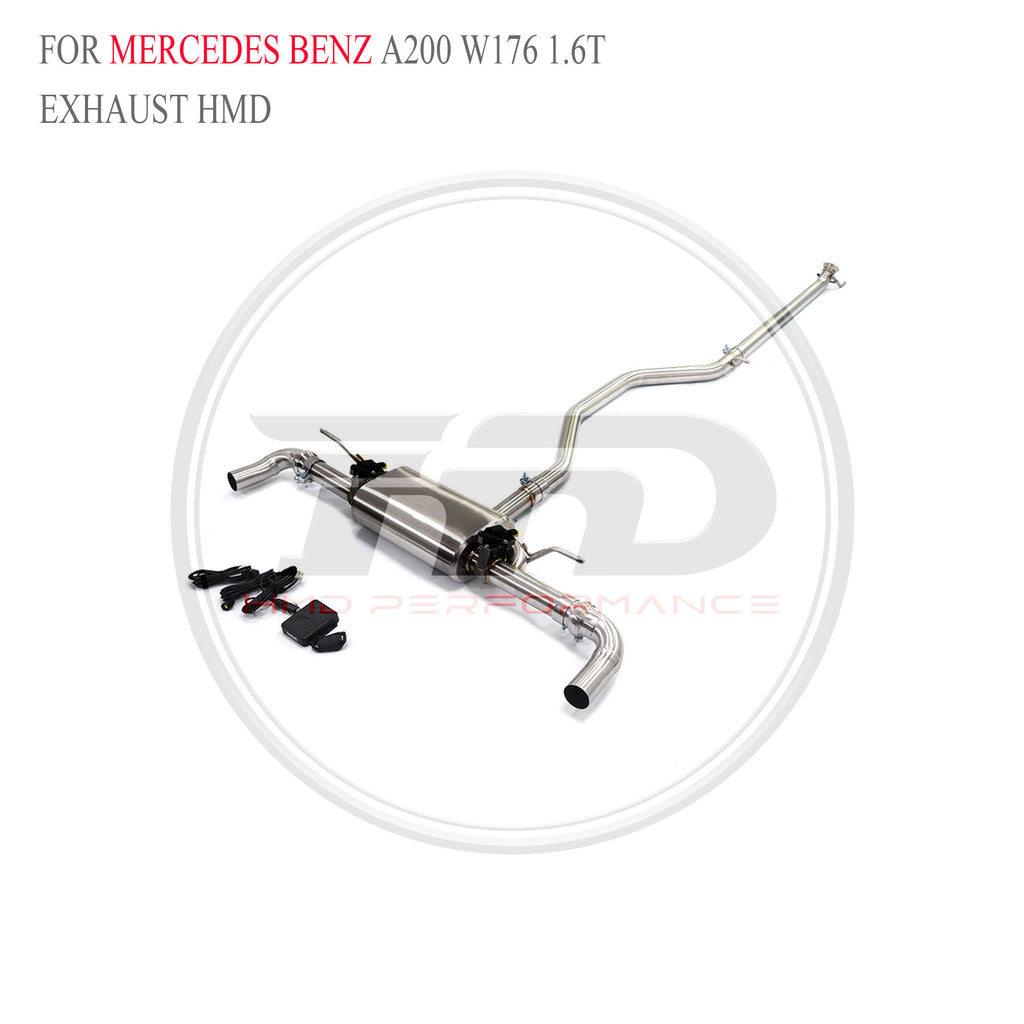Mercedes-Benz A200 W176 1.6T catback SUS304 Racing Grade Exhaust System - 6