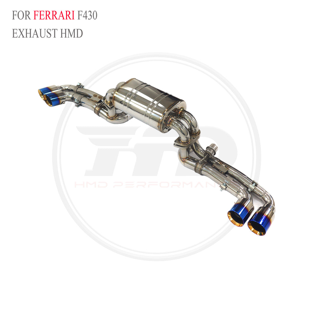 Ferrari F430 4.3L Valved Axle-Back SUS304 Racing Grade Exhaust System - 3