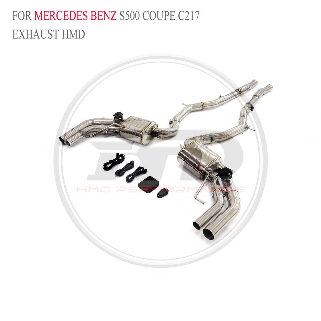 Mercedes-Benz S500 coupe C217 catback SUS304 Sport Exhaust System - 5