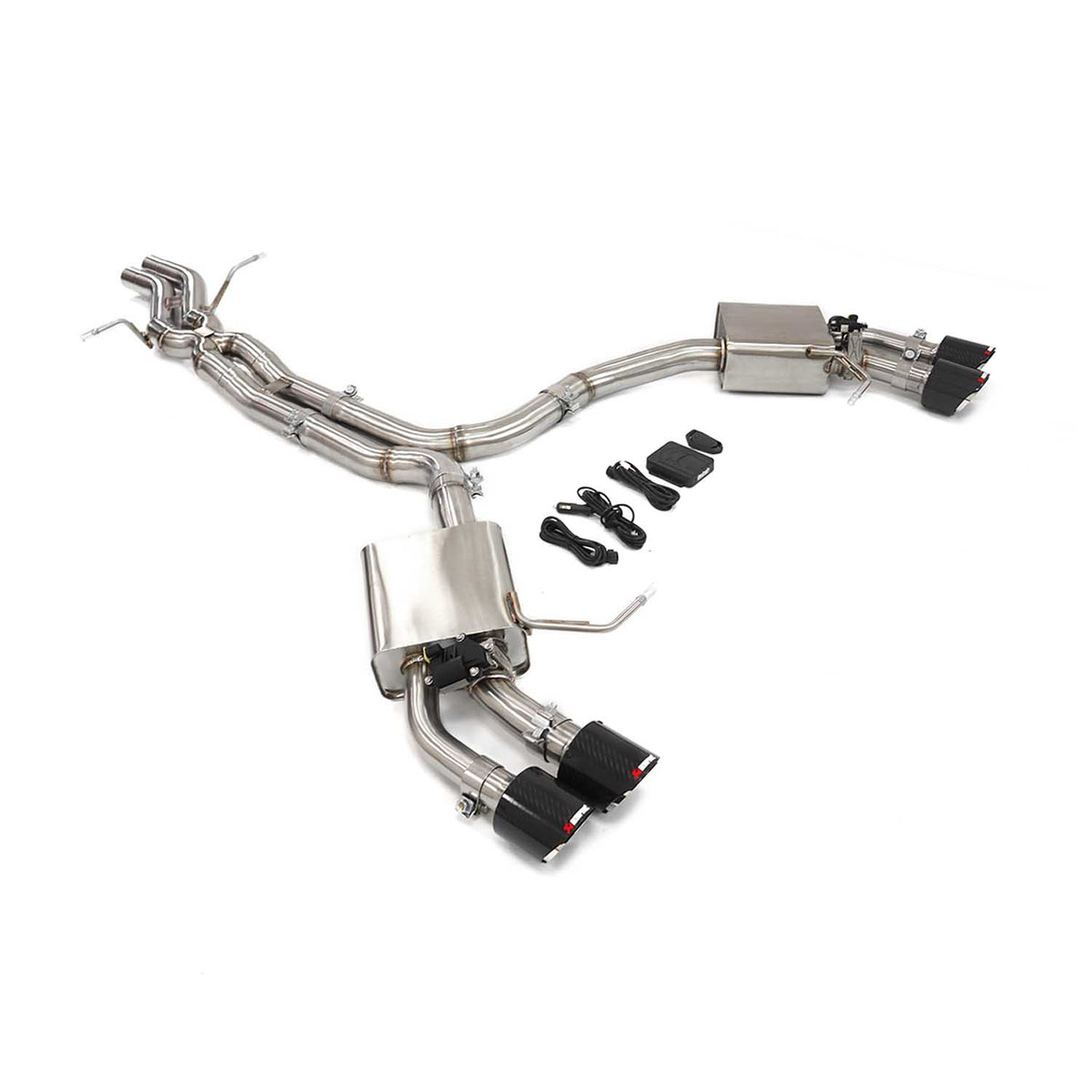 Porsche Macan Turbo 3.6T Valved Catback SUS304 Racing Grade Exhaust System - 1
