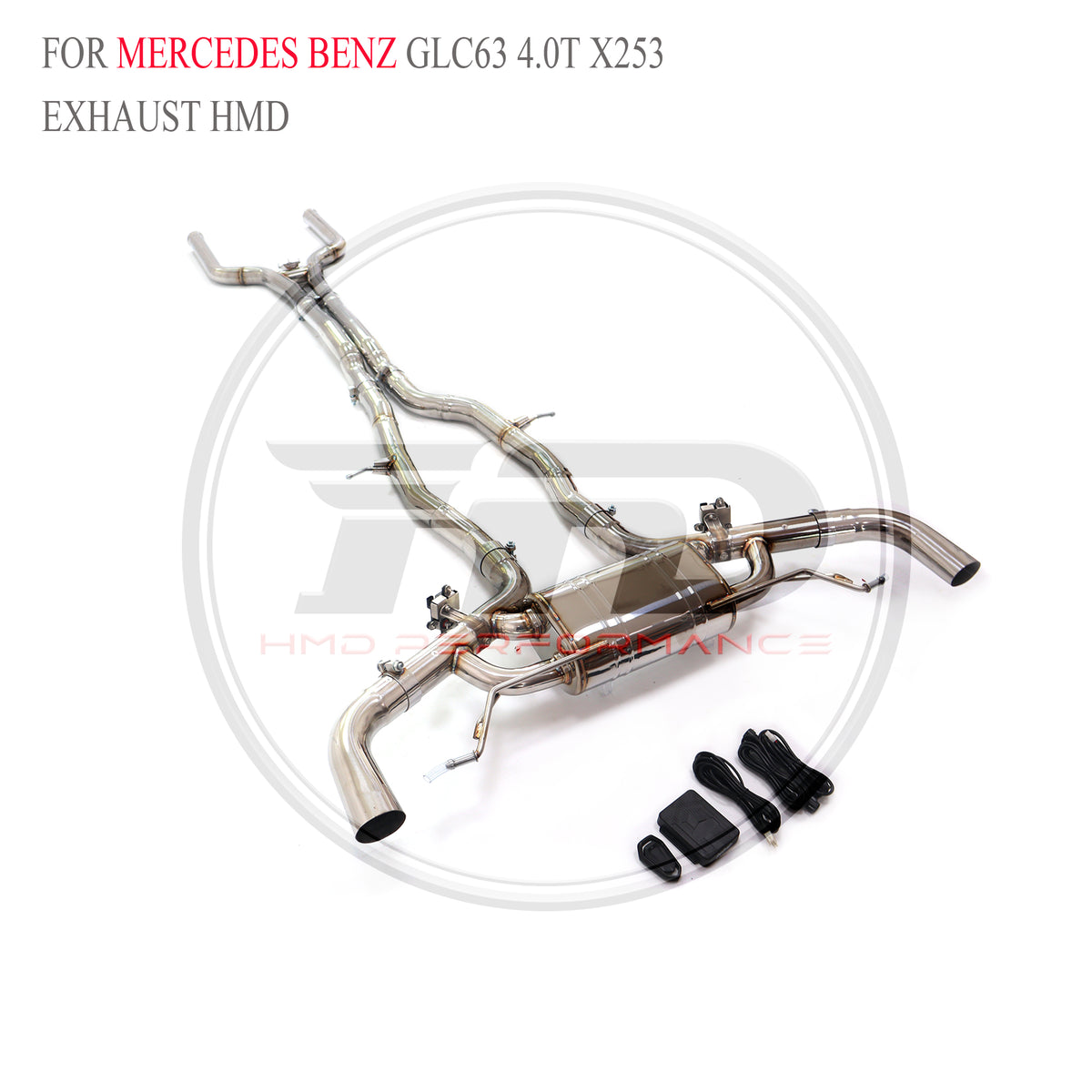 Mercedes-Benz GLC63 4.0T X253 catback SUS304 Racing Grade Exhaust System - 3