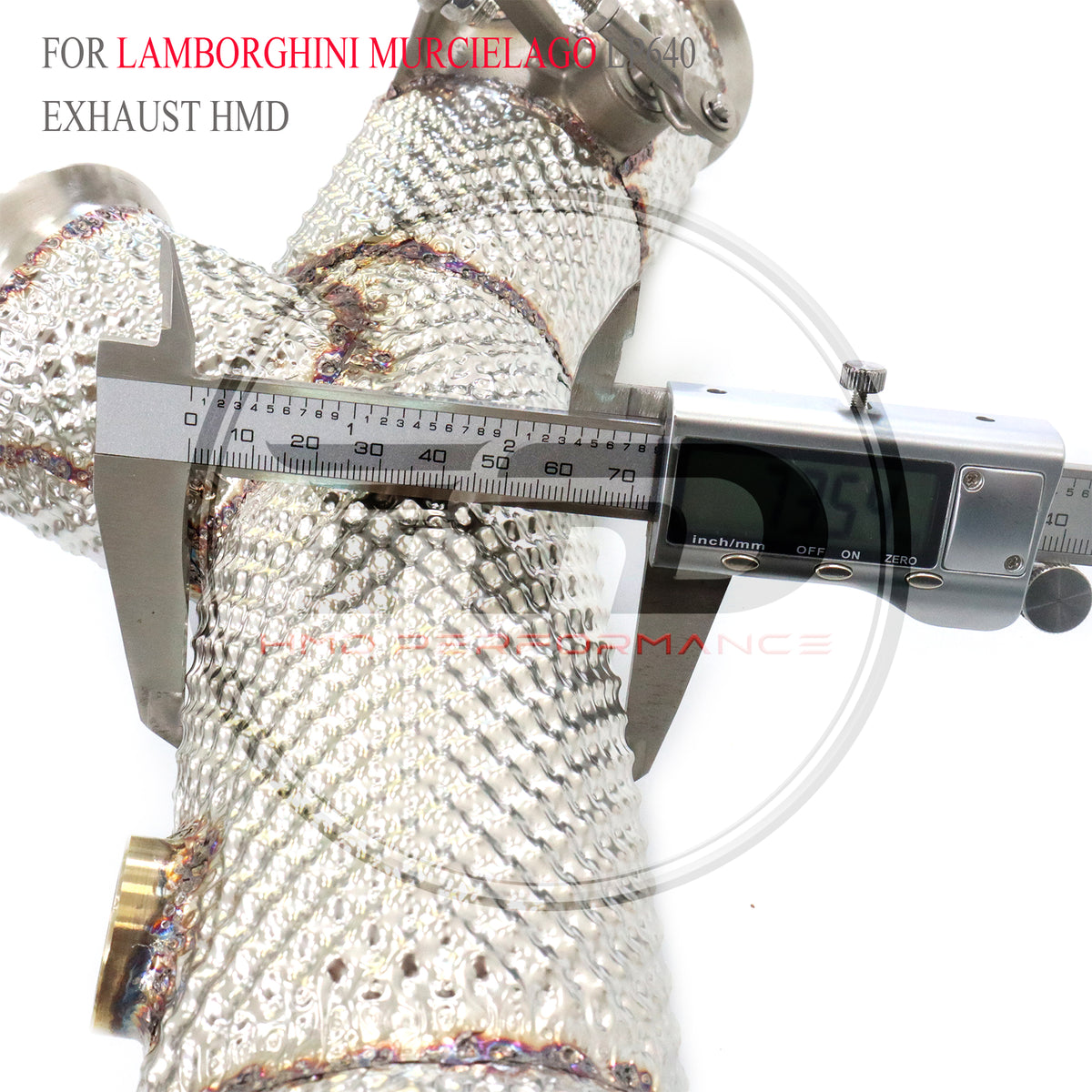 Lamborghini Murcielago LP640 2006-2010 Stainless Steel Downpipe - 6