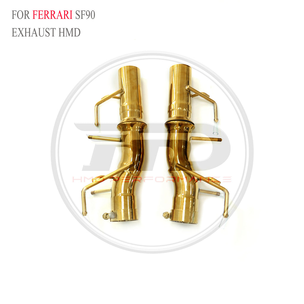 Ferrari SF90 catback SUS304 Straight Sport Exhaust System - 5