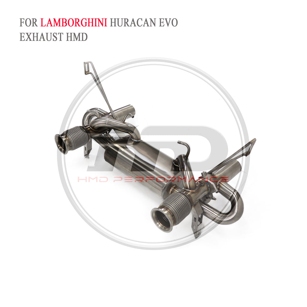Lamborghini EVO Valved Catback SUS304 Racing Grade Exhaust System - 2