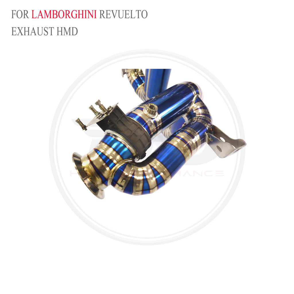 Lamborghini Revuelto Valved Catback Titanium Racing Grade Exhaust System - 5
