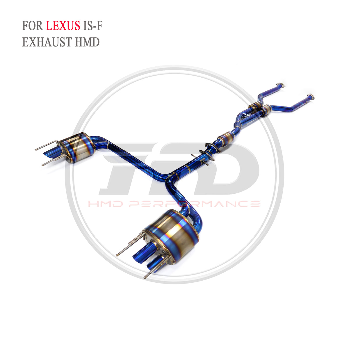 Lexus ISF catback Titanium Sport Exhaust System - 4