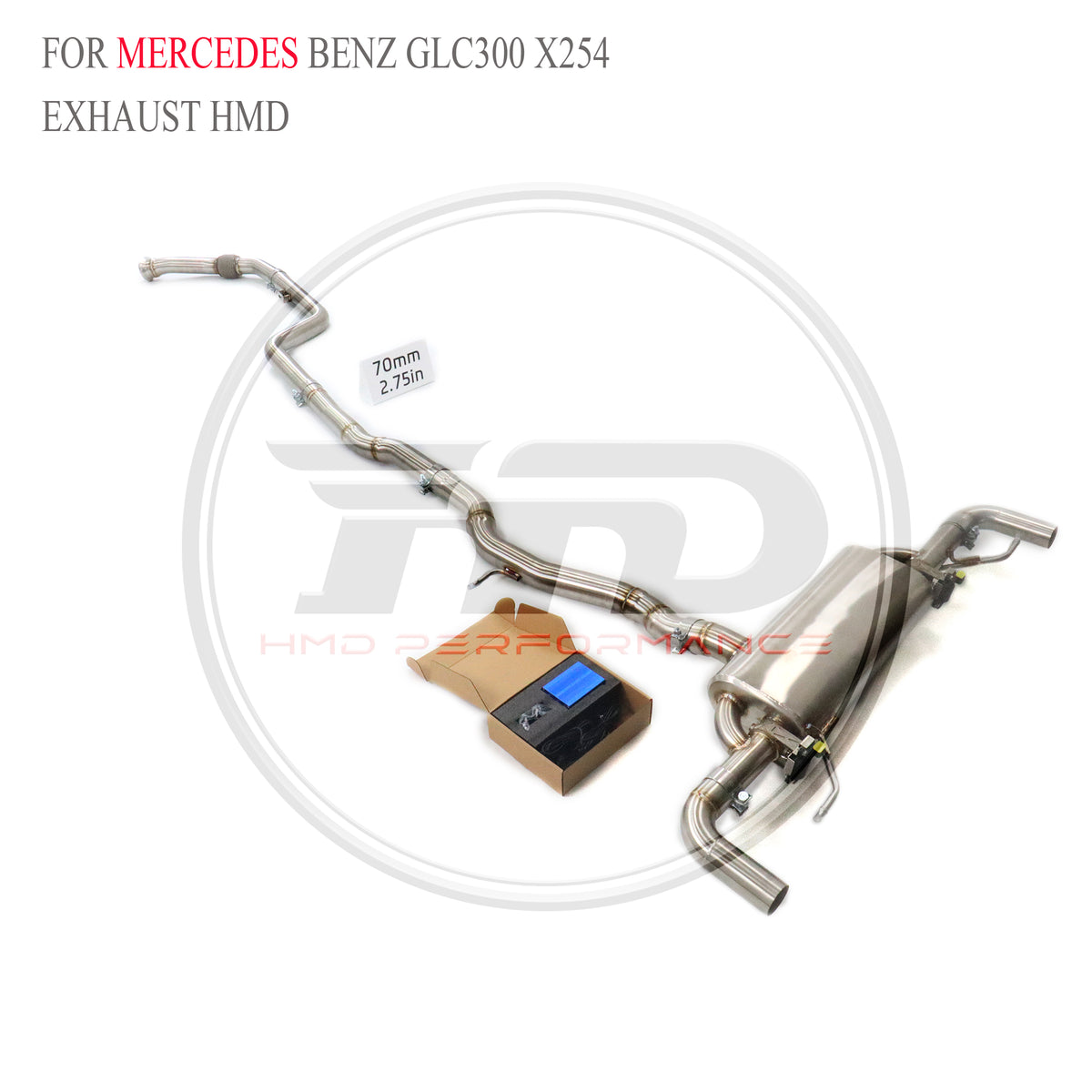 Mercedes-Benz GLC300 X254 Valved Catback SUS304 Racing Grade Exhaust System - 2