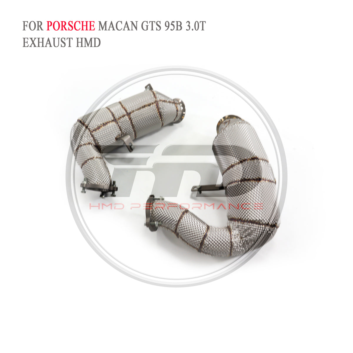 Porsche Macan GTS 95B.1 3.0T 2015-2018 Stainless Steel Downpipe - 2
