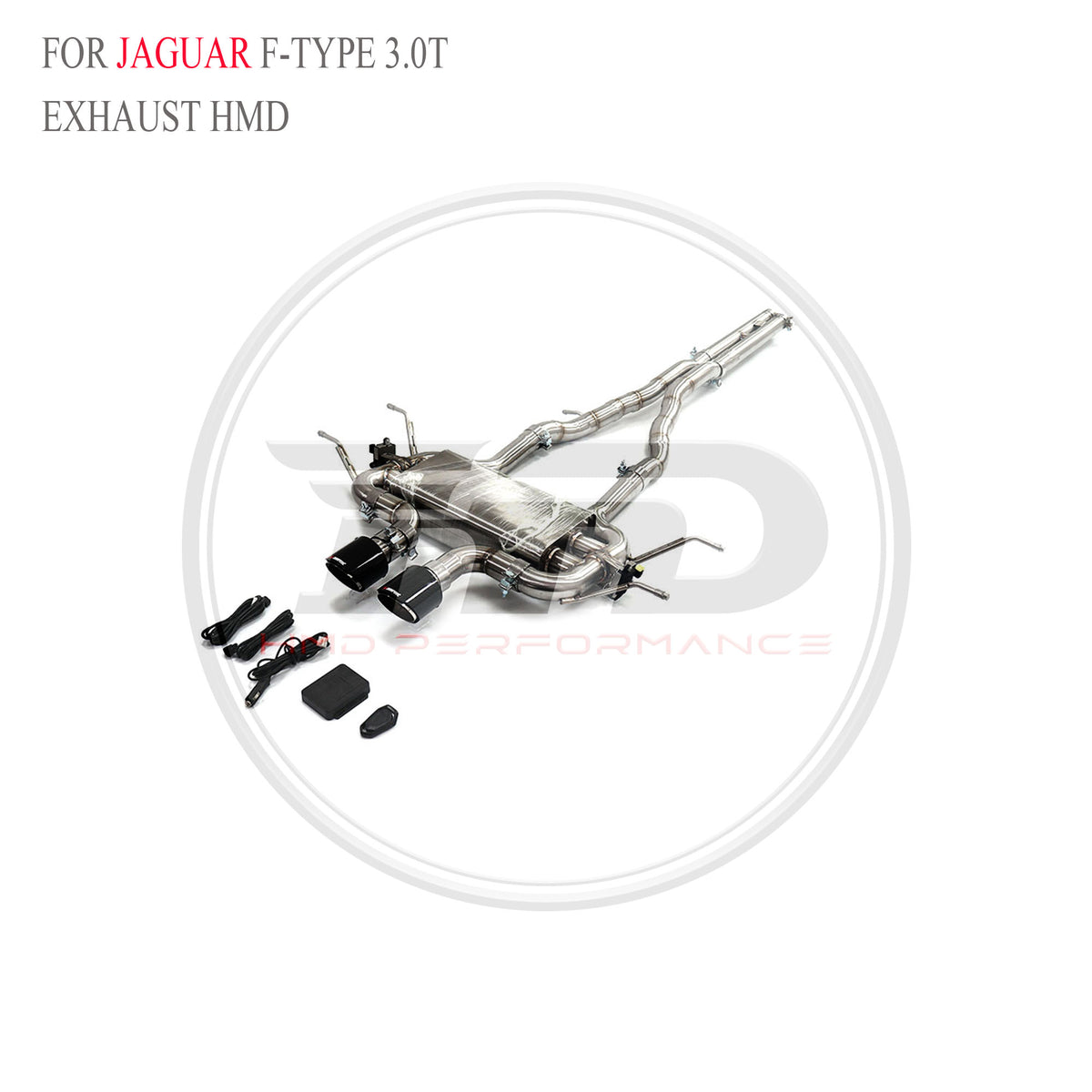 Jaguar F-Type 3.0T catback SUS304 Racing Grade Exhaust System - 5