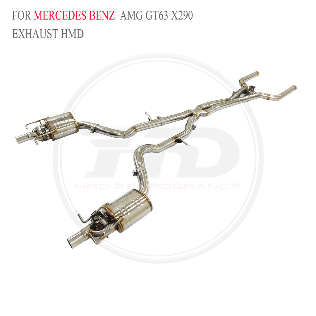 Mercedes-Benz AMG GT63 X290 catback SUS304 Valved Sport Exhaust System - 6