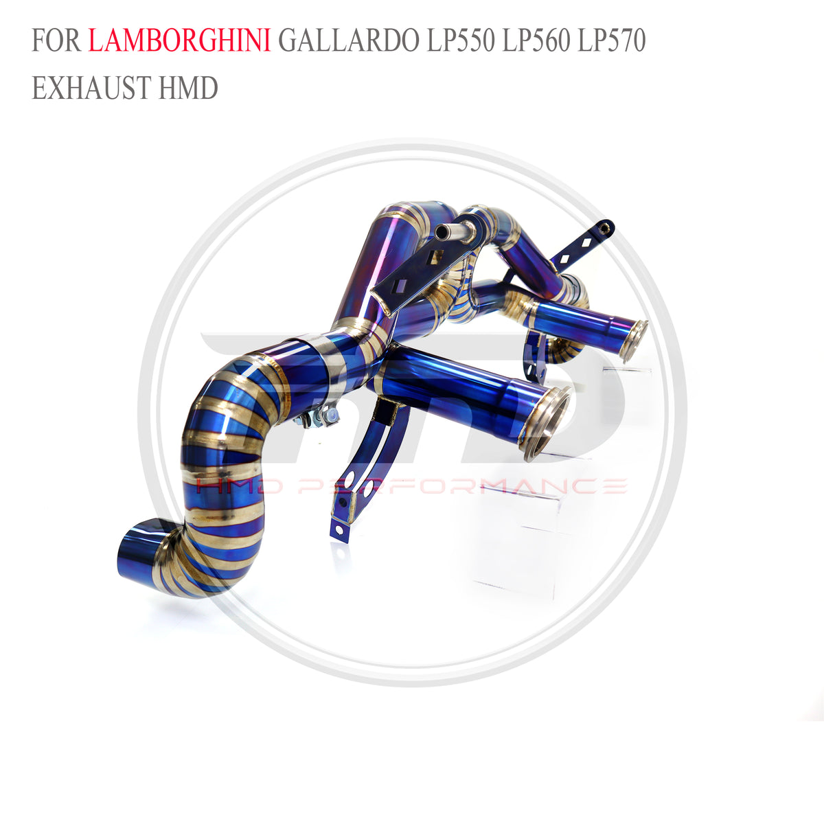 Lamborghini Gallardo LP550 LP560 LP570 Straight Catback Titanium Racing Grade Exhaust Syst - 3