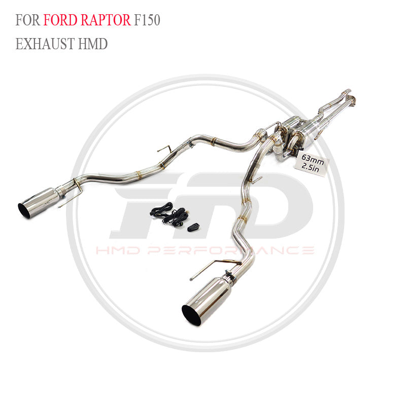 Ford Raptor F150 3.5T catback SUS304 Valved Sport Exhaust System - 4