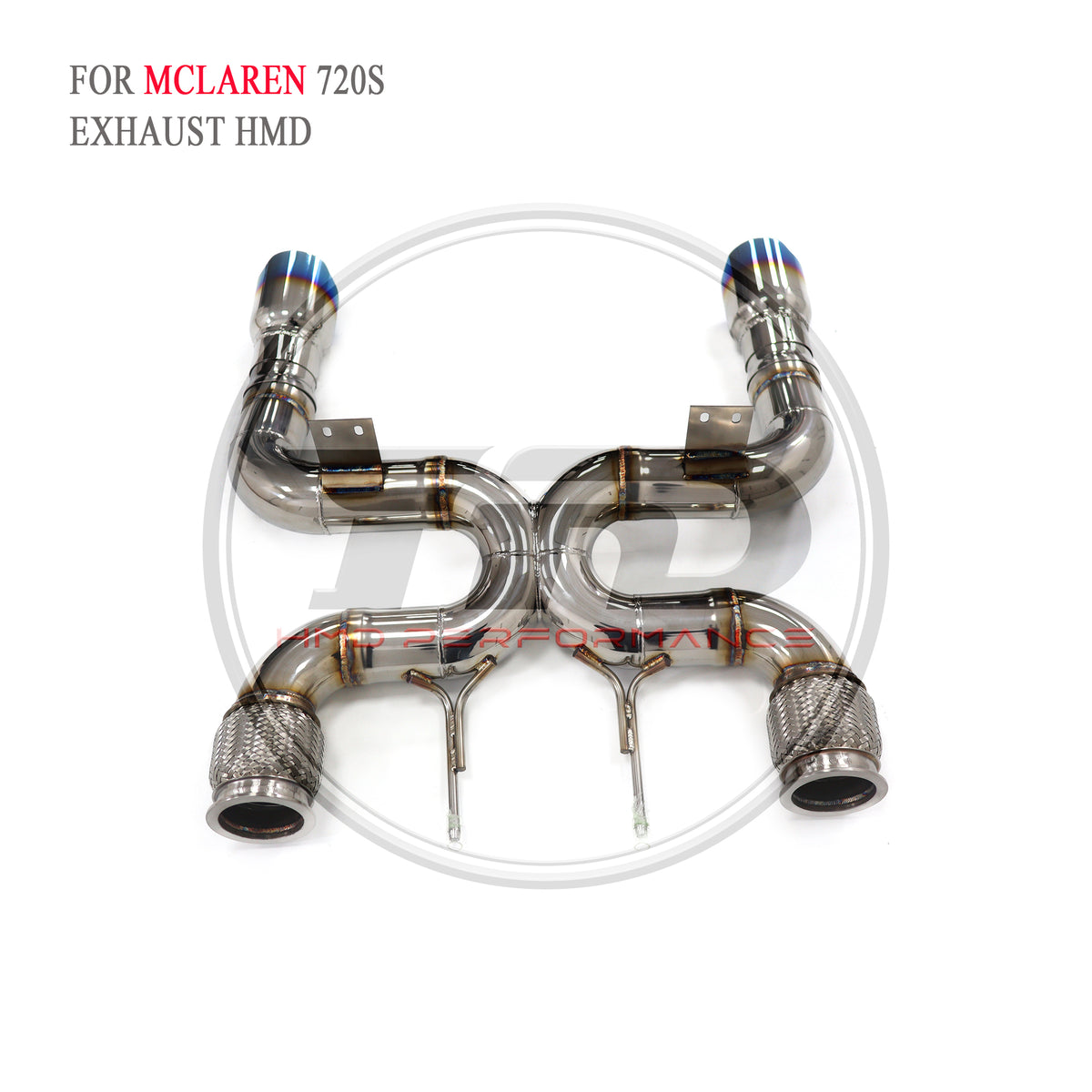 McLaren 720S catback SUS304 Racing Grade Exhaust System - 3
