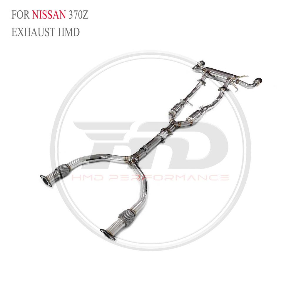 Nissan 370z Straight Catback SUS304 Racing Grade Exhaust System - 6