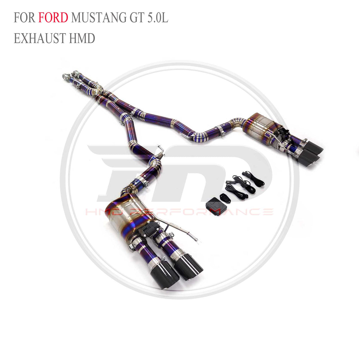 Ford Mustang GT 5.0L catback Titanium Racing Grade Exhaust System - 5