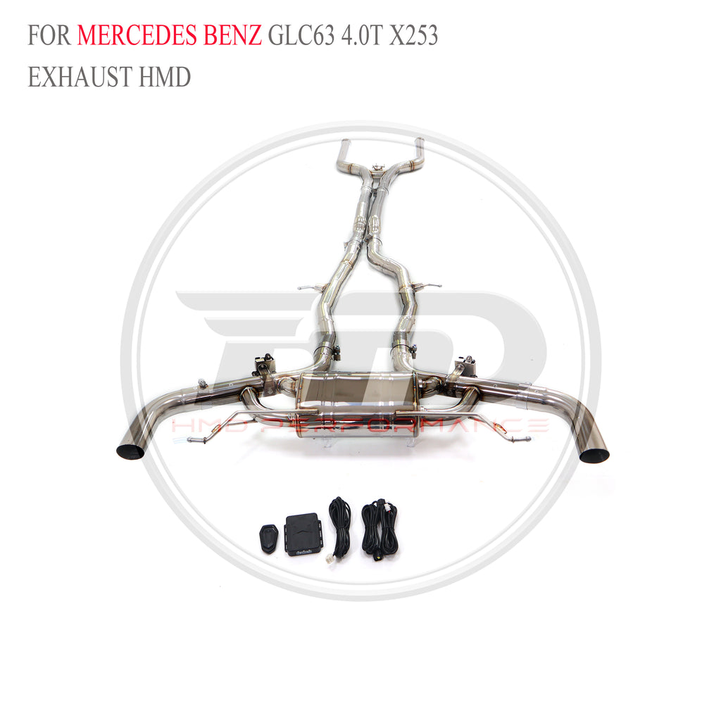 Mercedes-Benz GLC63 4.0T X253 catback SUS304 Racing Grade Exhaust System - 5