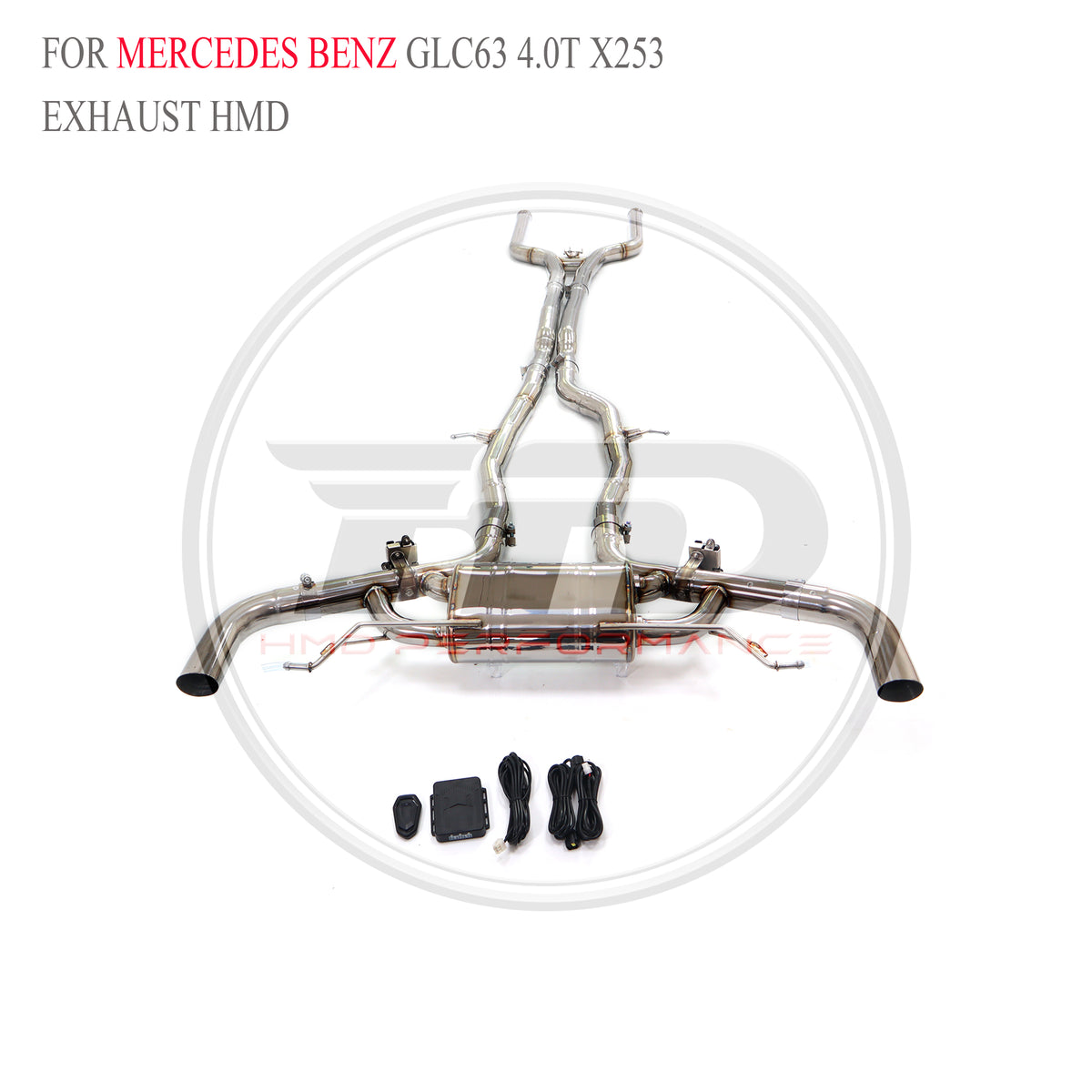 Mercedes-Benz GLC63 4.0T X253 catback SUS304 Racing Grade Exhaust System - 5