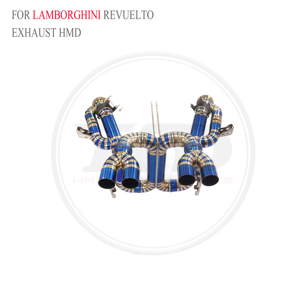 Lamborghini Revuelto Valved Catback Titanium Racing Grade Exhaust System - 4