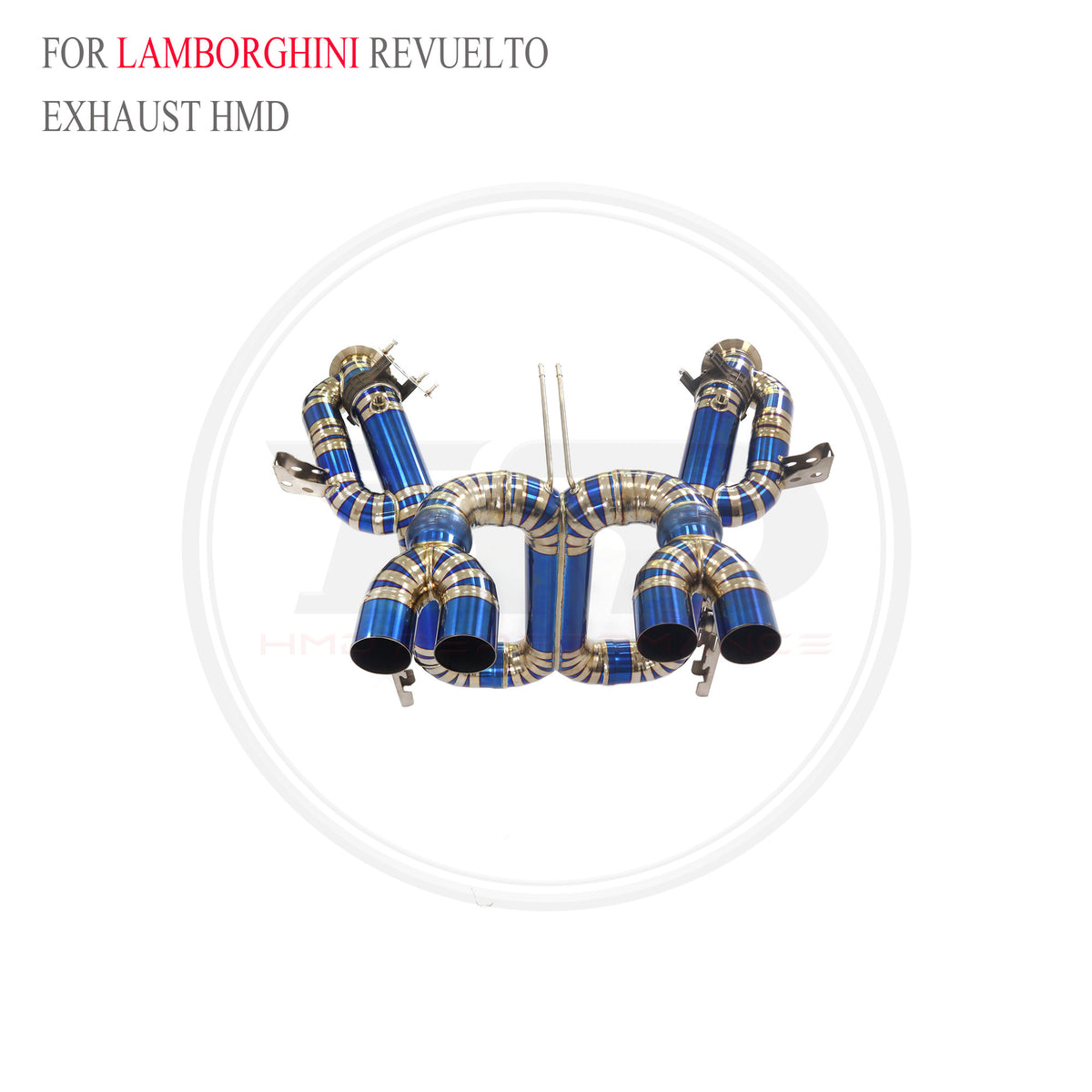 Lamborghini Revuelto Valved Catback Titanium Racing Grade Exhaust System - 4