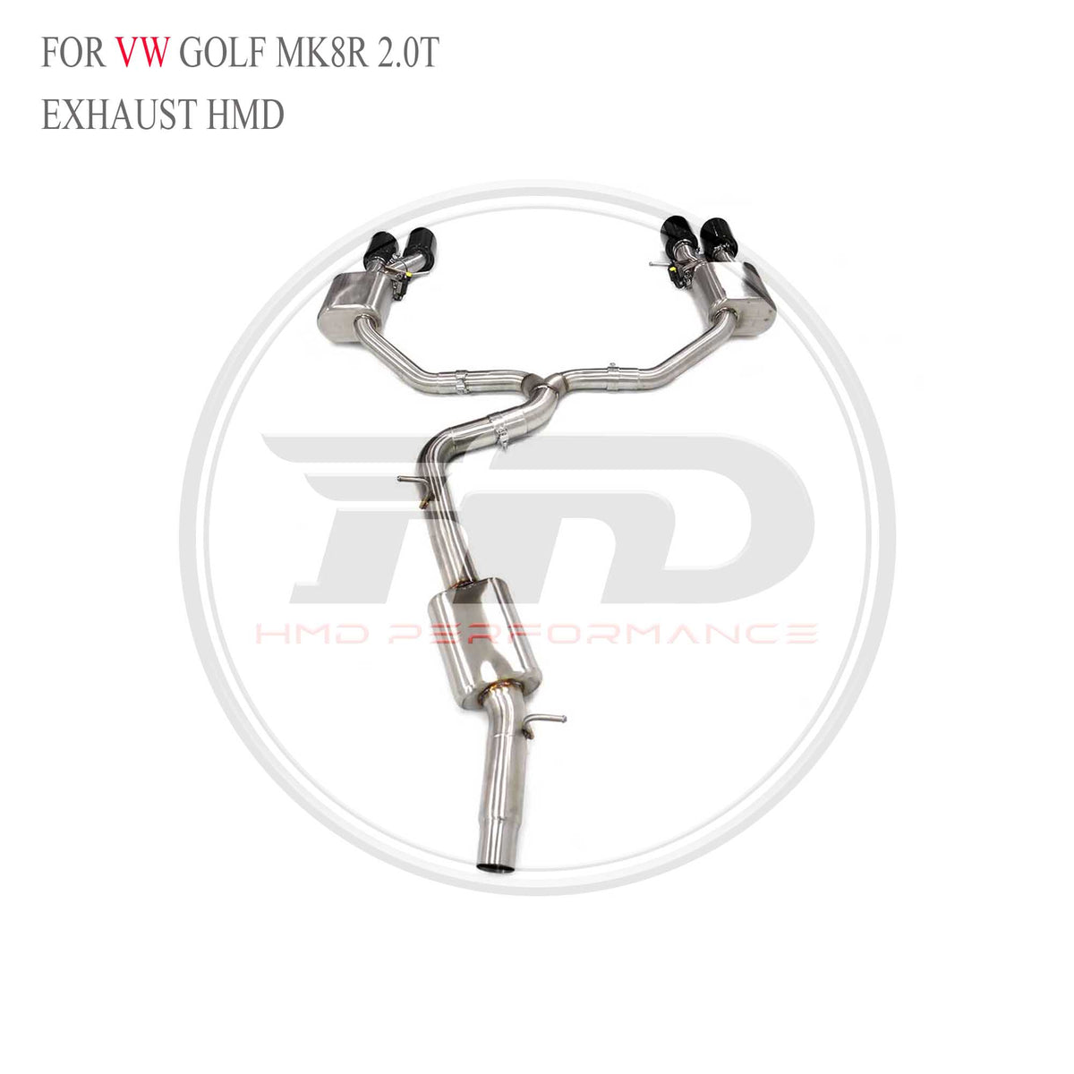Volkswagen Golf MK8R 2.0T catback SUS304 Racing Grade Exhaust System - 6