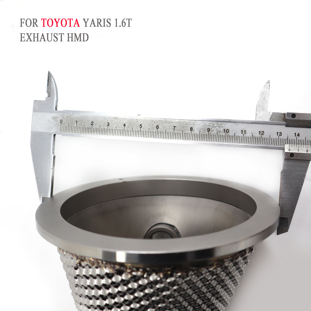 Toyota Yaris 1.6T Stainless Steel Downpipe - 5