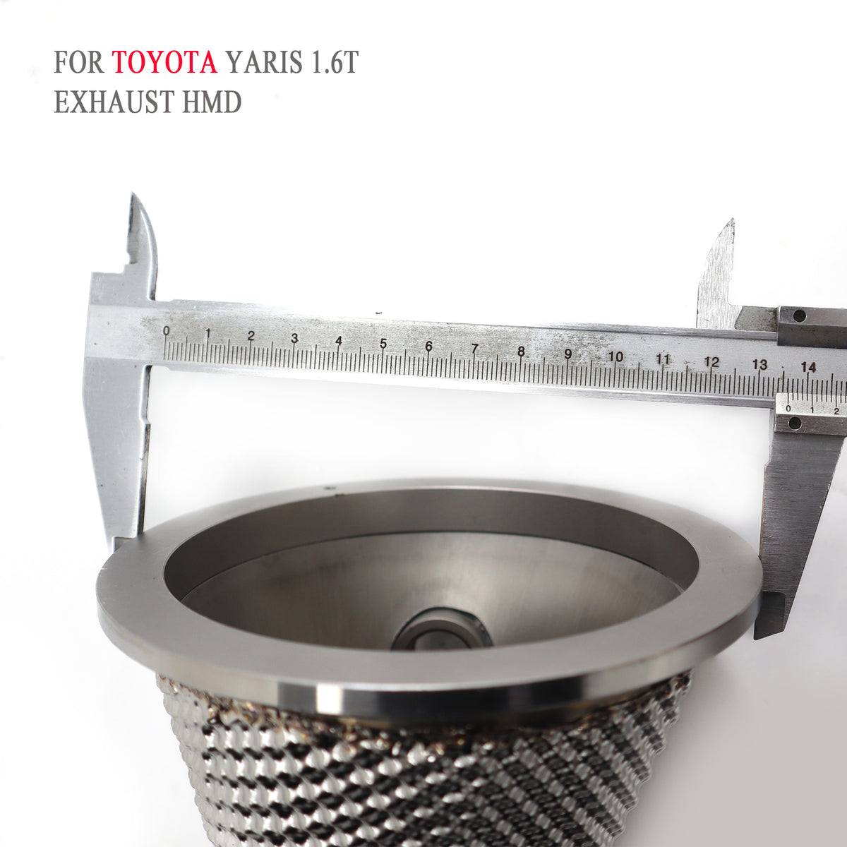 Toyota Yaris 1.6T Stainless Steel Downpipe - 5