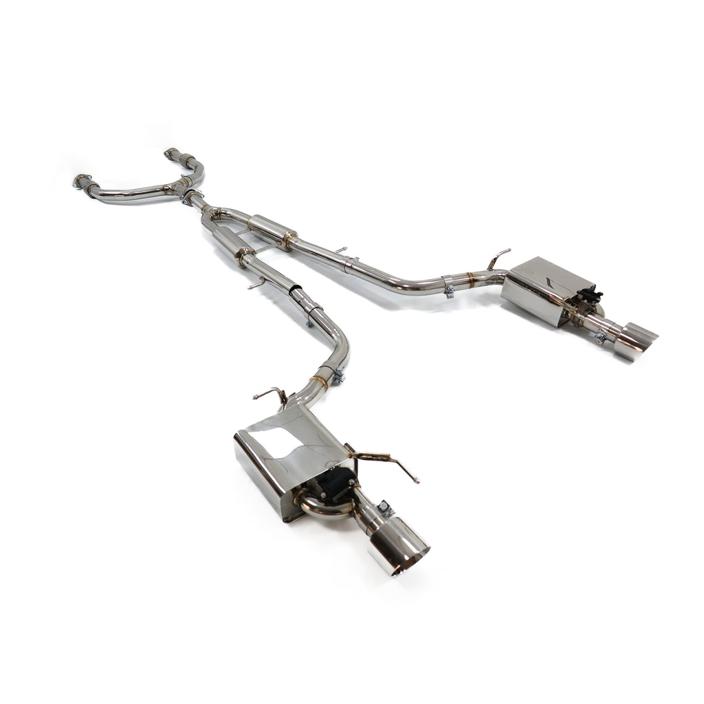 Infiniti G37 3.7L Sedan Valved Catback SUS304 Racing Grade Exhaust System - 1