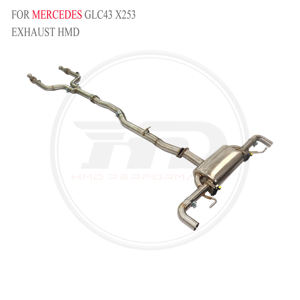 Mercedes-Benz GLC43 X253 catback SUS304 Sport Exhaust System - 6