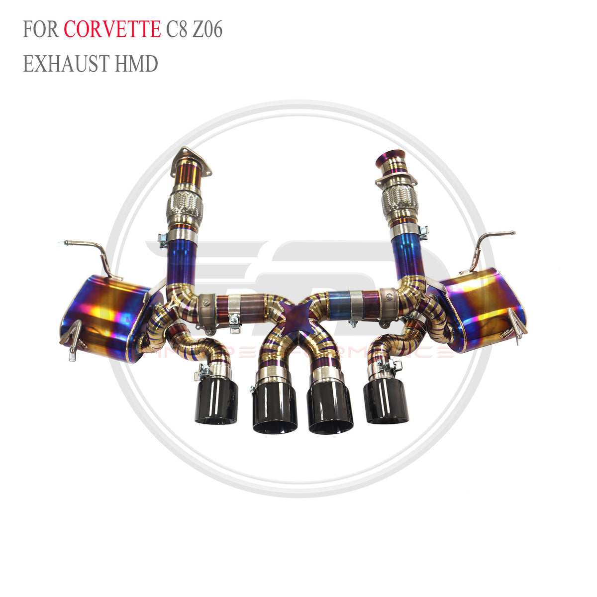 Corvette C8 Z06 Valved Axle-Back Titanium Racing Grade Exhaust System - 4