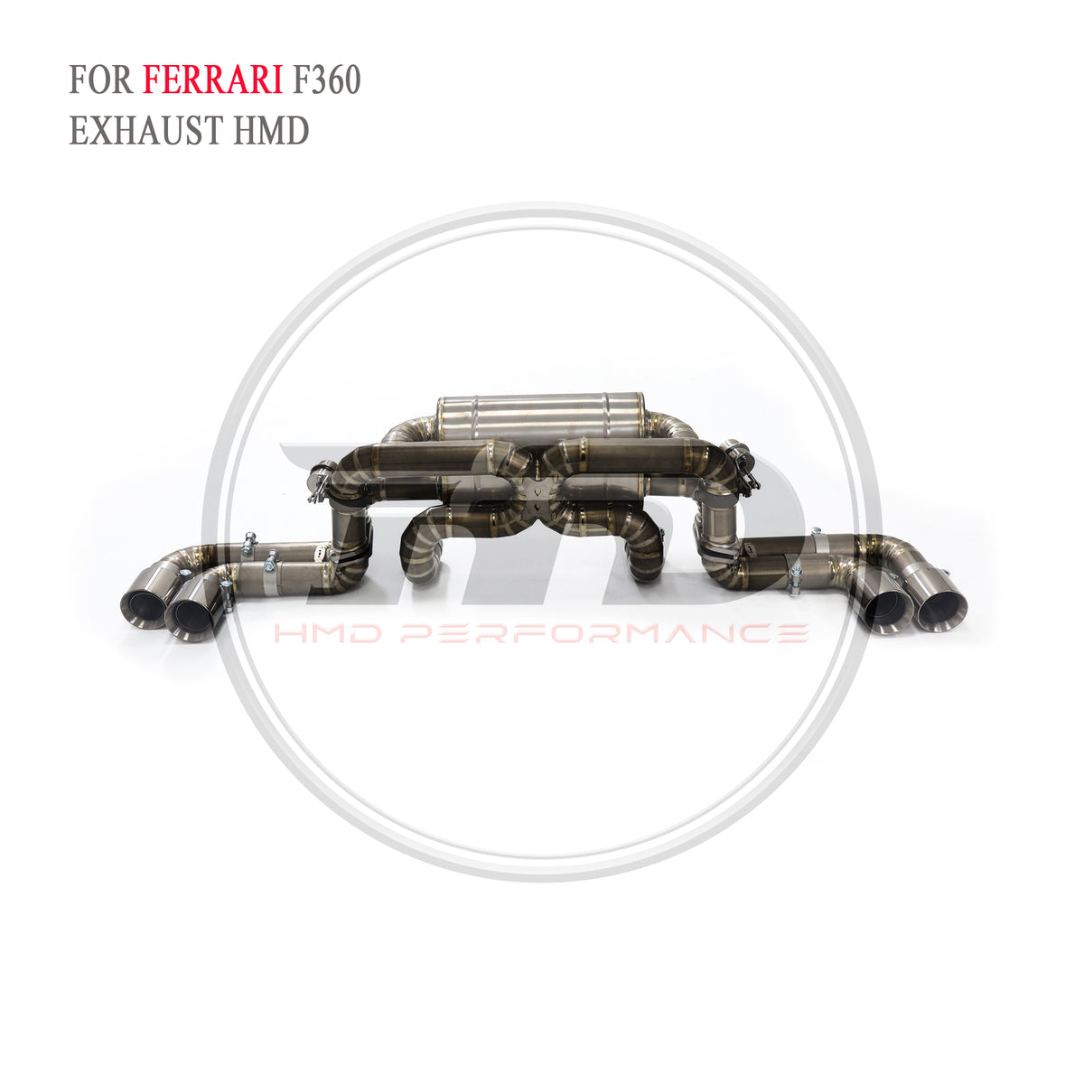 Ferrari F360 Valved Catback Titanium Racing Grade Exhaust System - 5