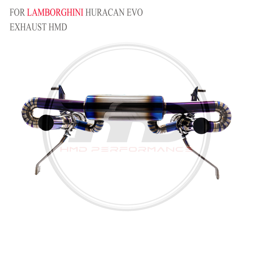 Lamborghini Huracan EVO catback Titanium Valved Sport Exhaust System - 6