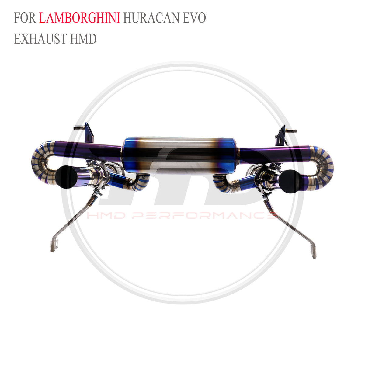 Lamborghini Huracan EVO catback Titanium Valved Sport Exhaust System - 6