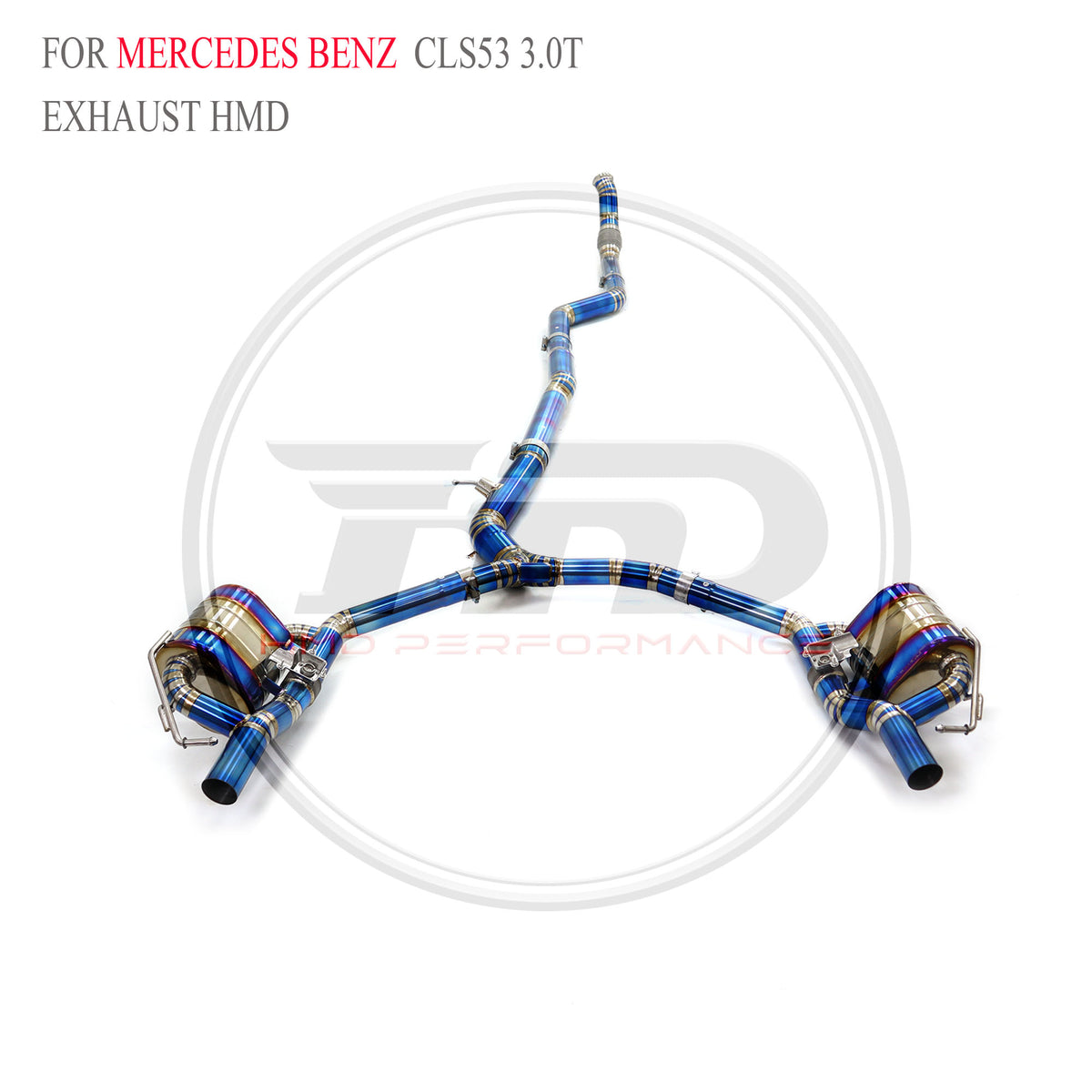 Mercedes-Benz CLS53 3.0T 2018 catback Titanium Sport Exhaust System - 3