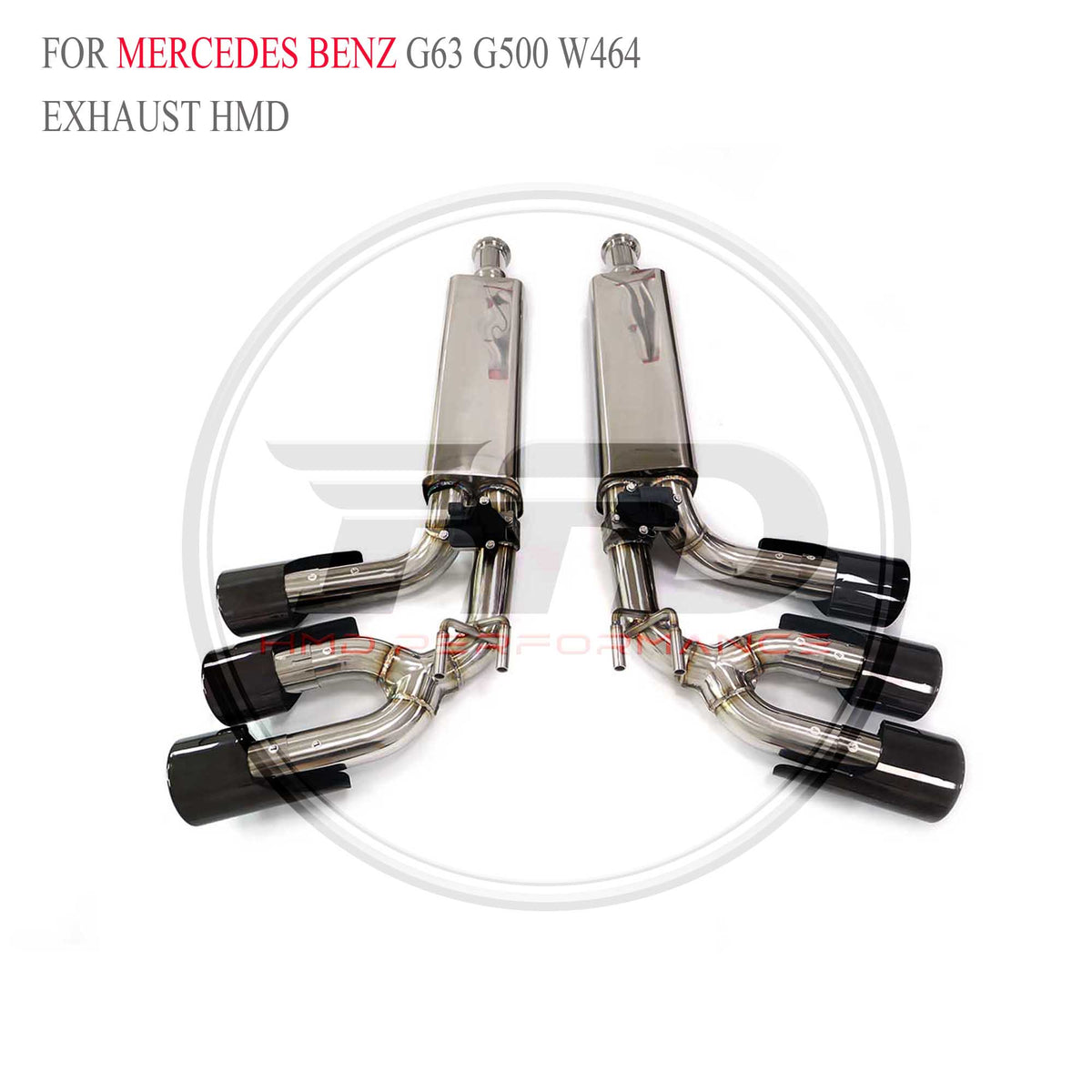 Mercedes-Benz G63 G500 W464 catback SUS304 Sport Exhaust System - 3