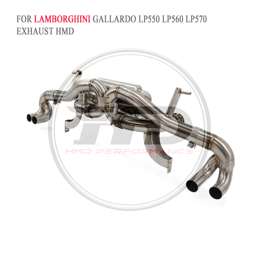 Lamborghini Gallardo LP550 LP560 LP570 Valved Catback SUS304 Racing Grade Exhaust System - 4