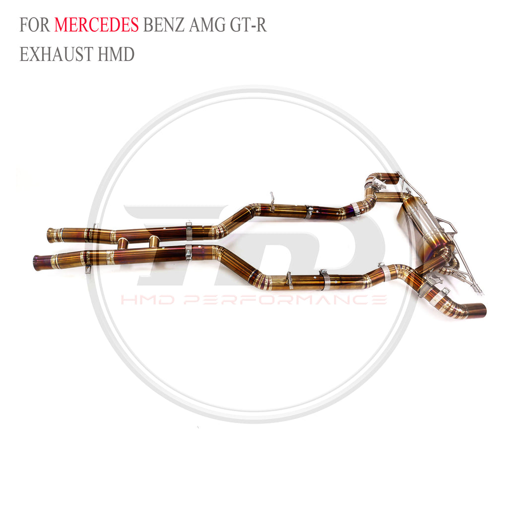 Mercedes-Benz amg GT-R catback Titanium Valved Sport Exhaust System - 6