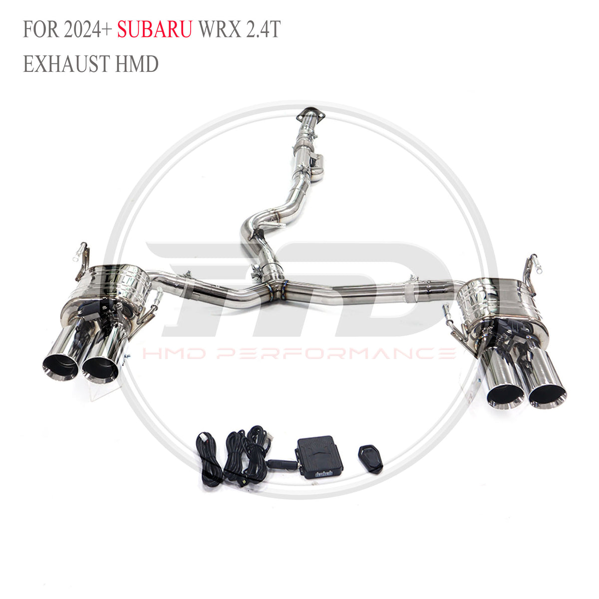Subaru WRX 2.4T catback SUS304 Sport Exhaust System - 3