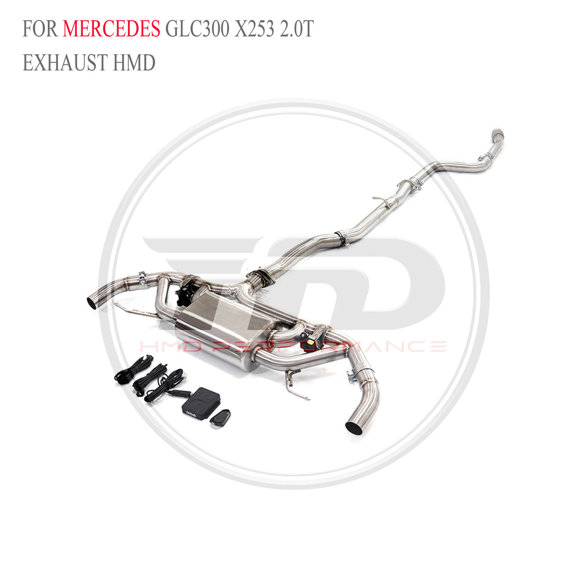 Mercedes-Benz GLC300 X253 2.0T catback SUS304 Sport Exhaust System - 5