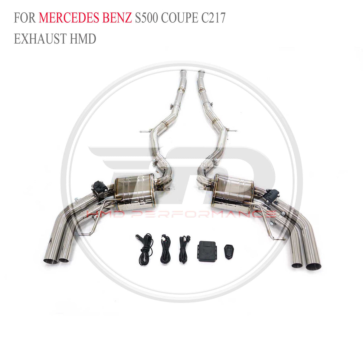 Mercedes-Benz S500 coupe C217 catback SUS304 Sport Exhaust System - 3