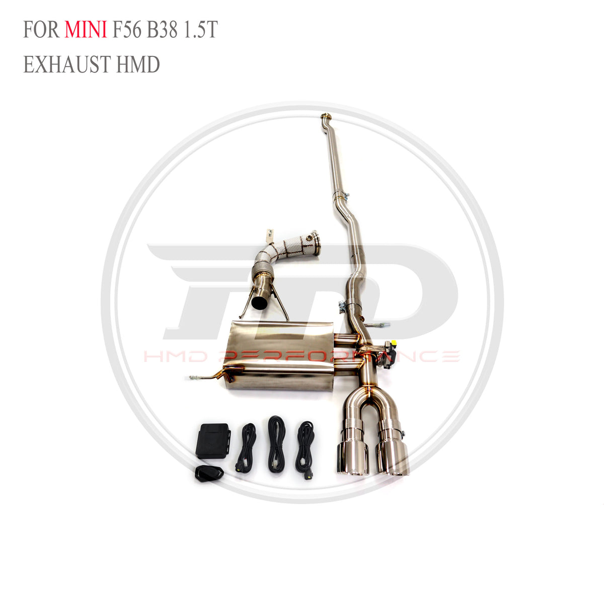 MINI F56 B38 1.5T catback SUS304 Racing Grade Exhaust System - 4