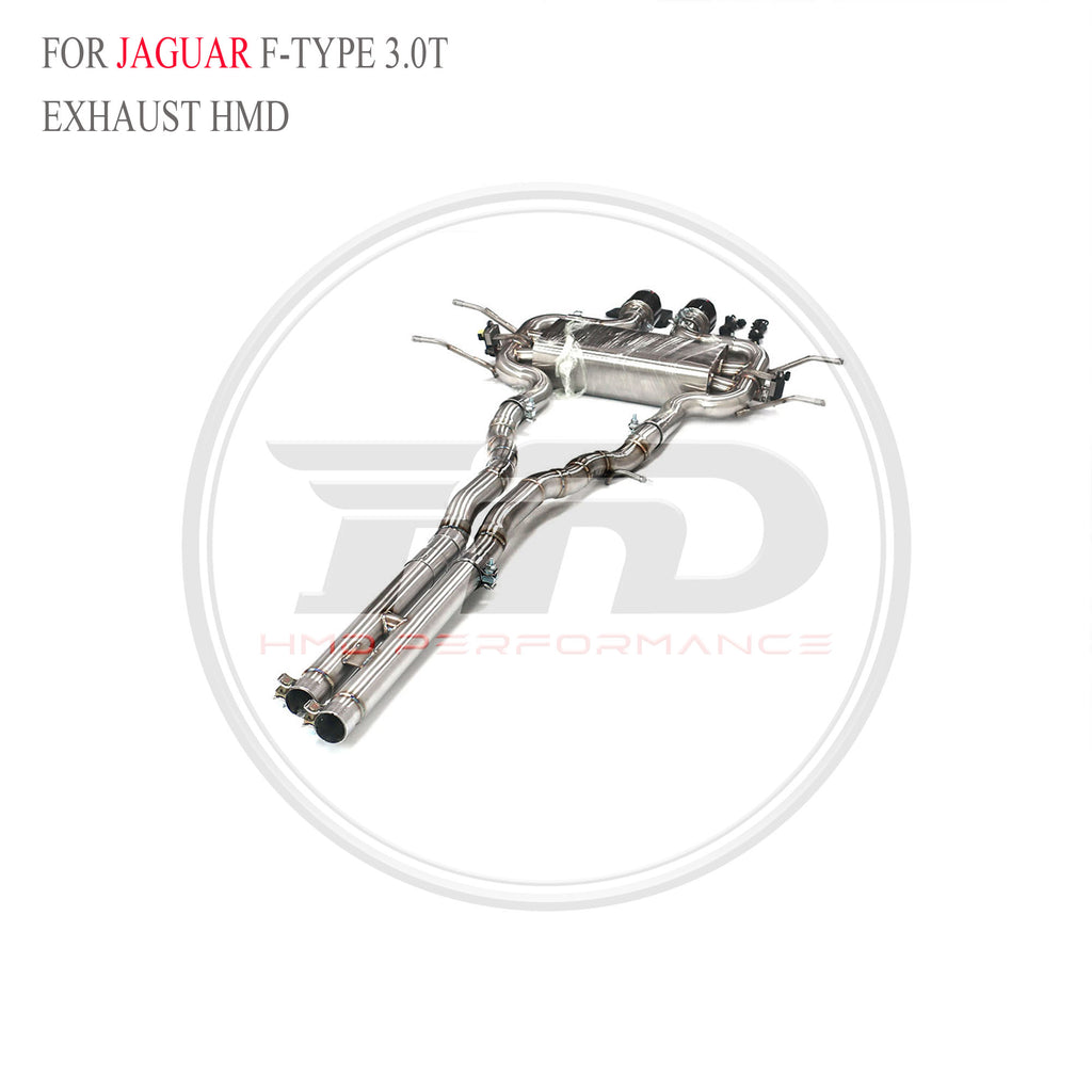 Jaguar F-Type 3.0T catback SUS304 Racing Grade Exhaust System - 6