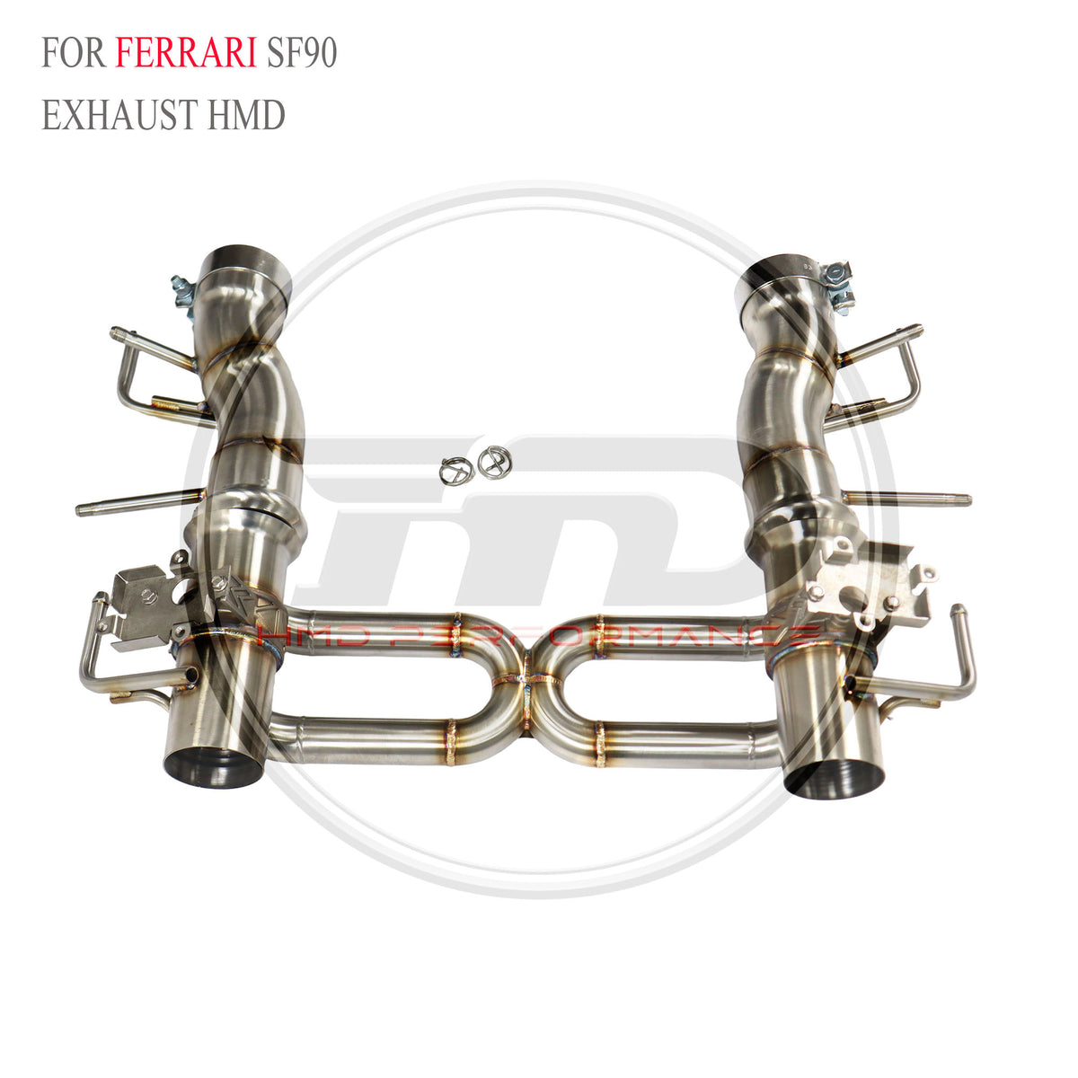 Ferrari SF90 catback SUS304 Valved Sport Exhaust System - 3