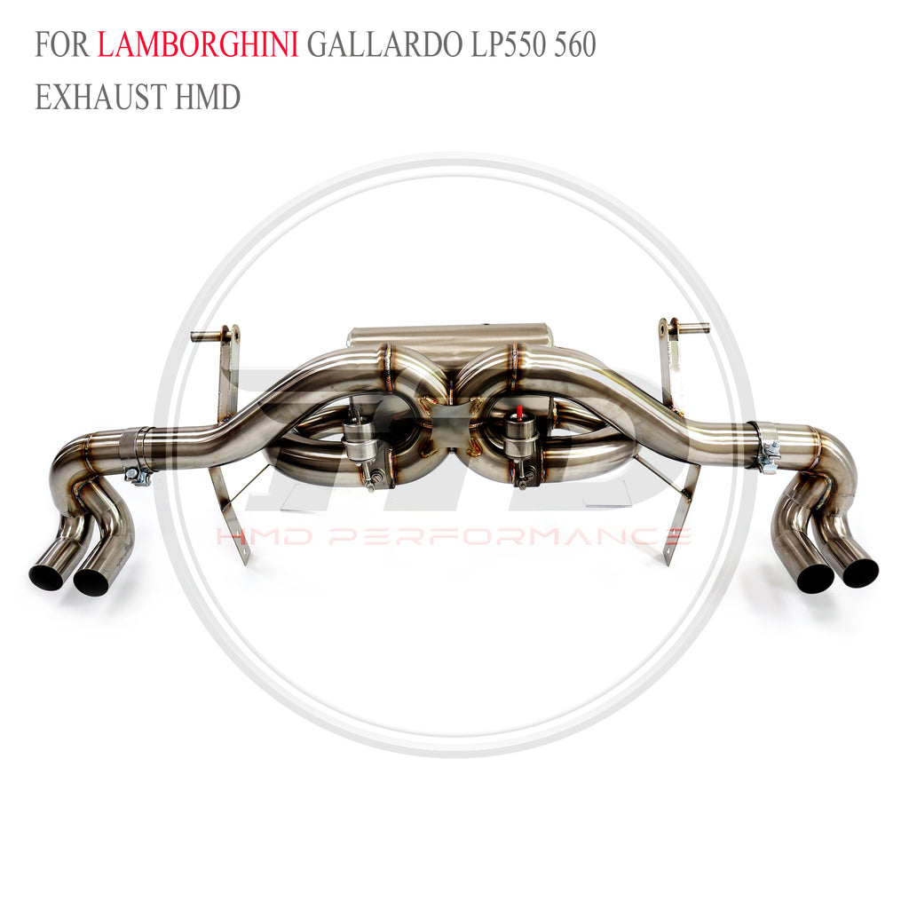 Lamborghini Gallardo LP550 560 catback SUS304 Valved Sport Exhaust System - 3