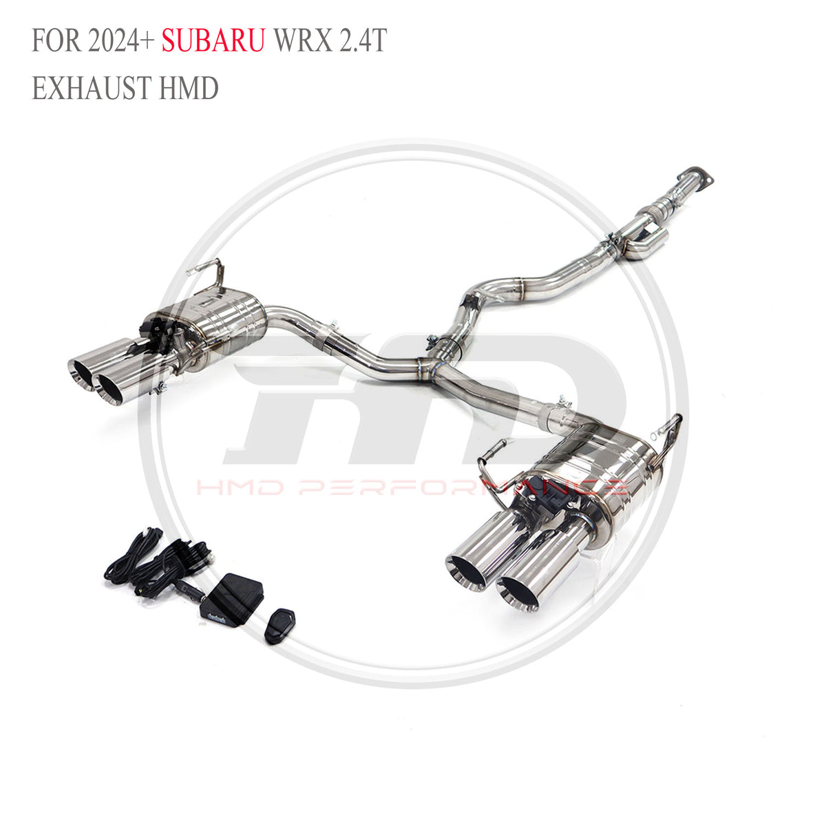 Subaru WRX 2.4T catback SUS304 Sport Exhaust System - 5