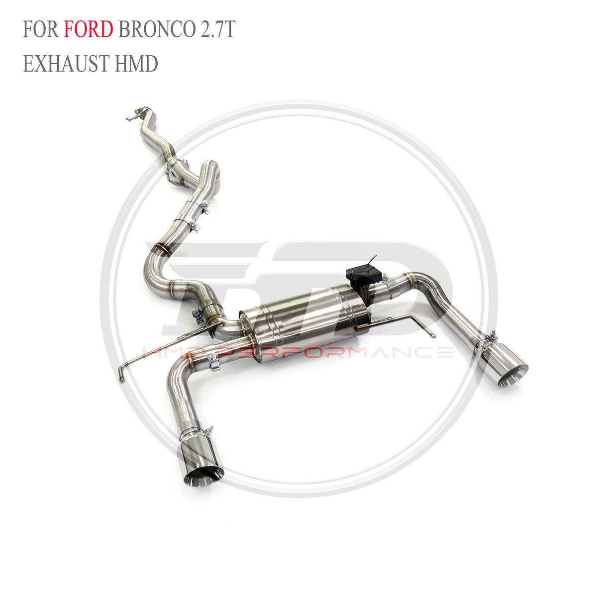 Ford Bronco 2.7T catback SUS304 Racing Grade Exhaust System - 6