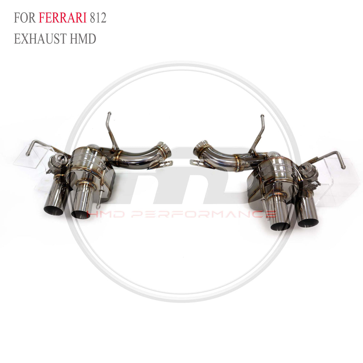 Ferrari 812 catback SUS304 Valved Sport Exhaust System - 3